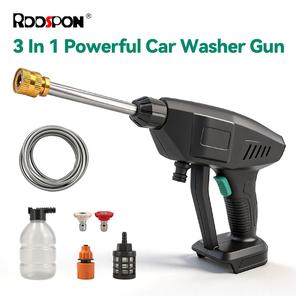 Gardening Tools Battery Powered - 300W Car Washer Gun 120 Bar