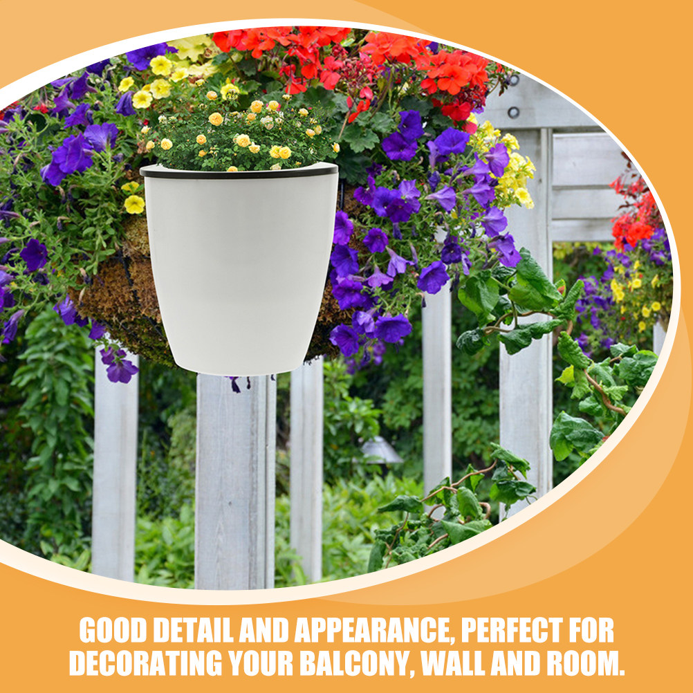 Self-Watering Planter - 8Pcs Hanging Flower Pot Wall Planter