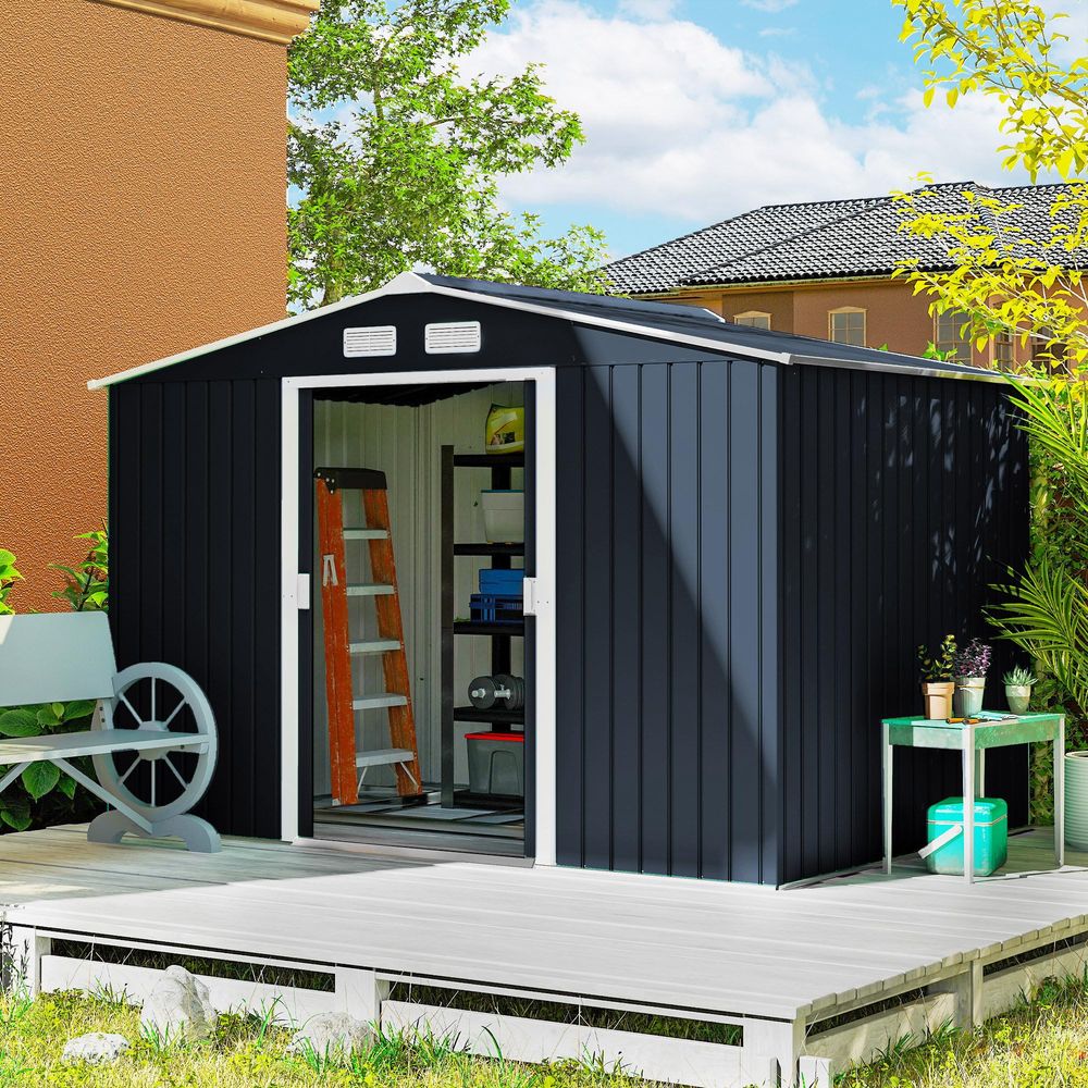 Gardening Tools B&Q - 9 x 6 Outdoor Storage Shed,