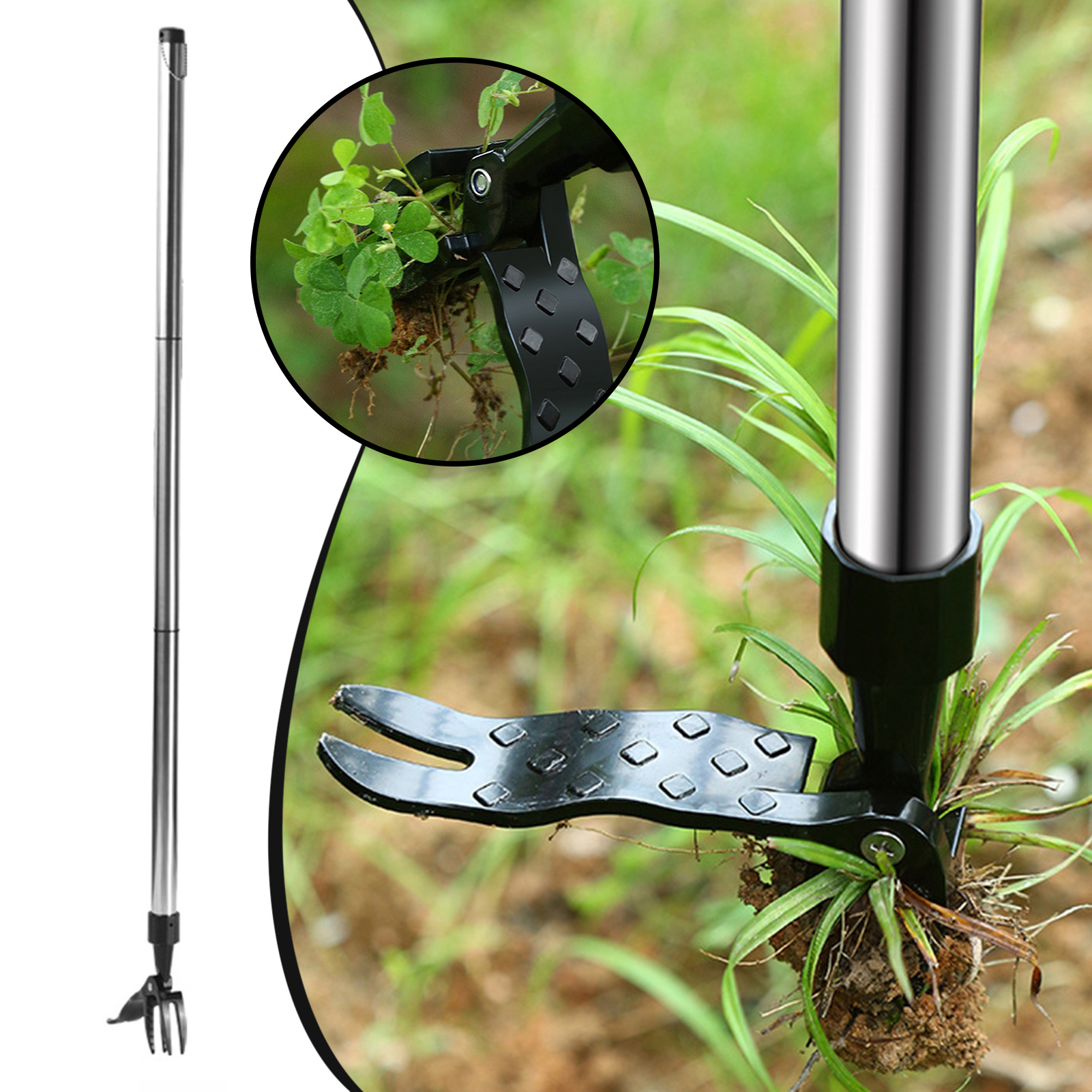 Weed Puller - Bending-Free Stand Up Weeds Pullers Multi-Purpose