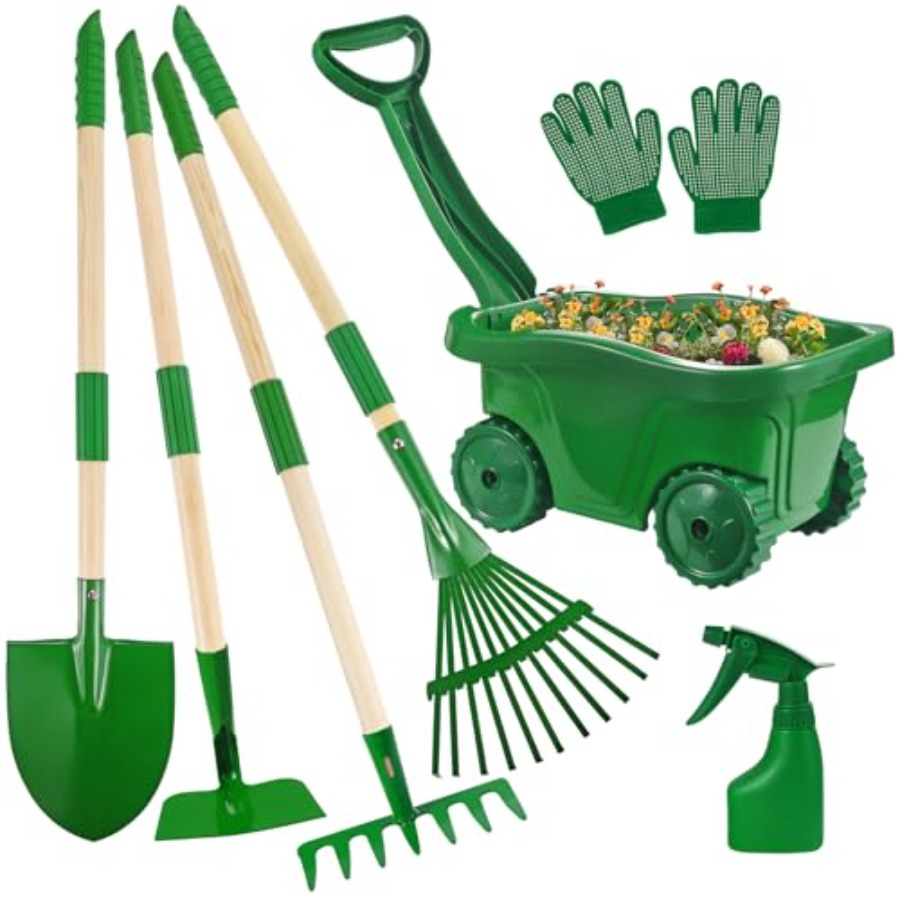 Gardening Tools Set Gift - Gardening Tools Set - 7pcs Wheelbarrow
