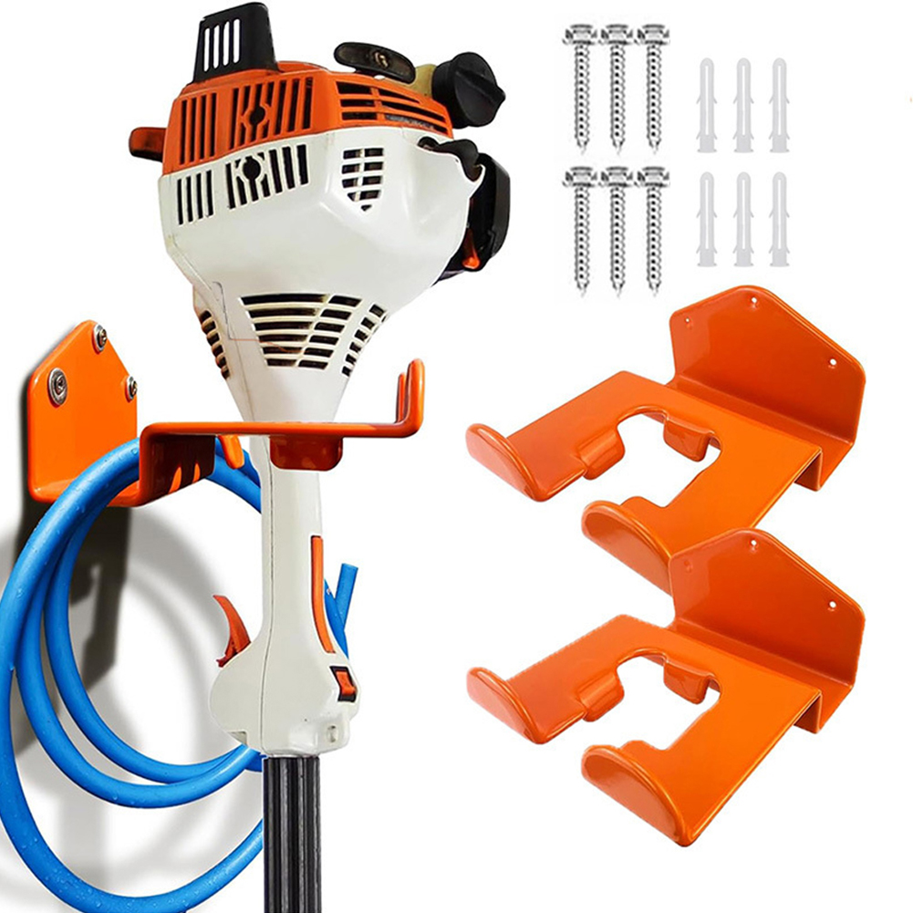 Gardening Tools Rack - Garage Organizer Trimmer Rack Wall Mounted