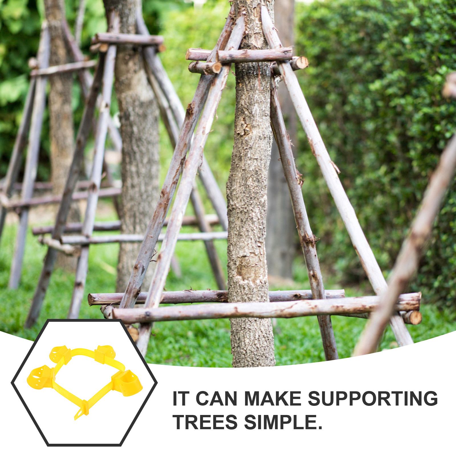 Plant Support Stake - 4Pcs Tree Stake and Support System