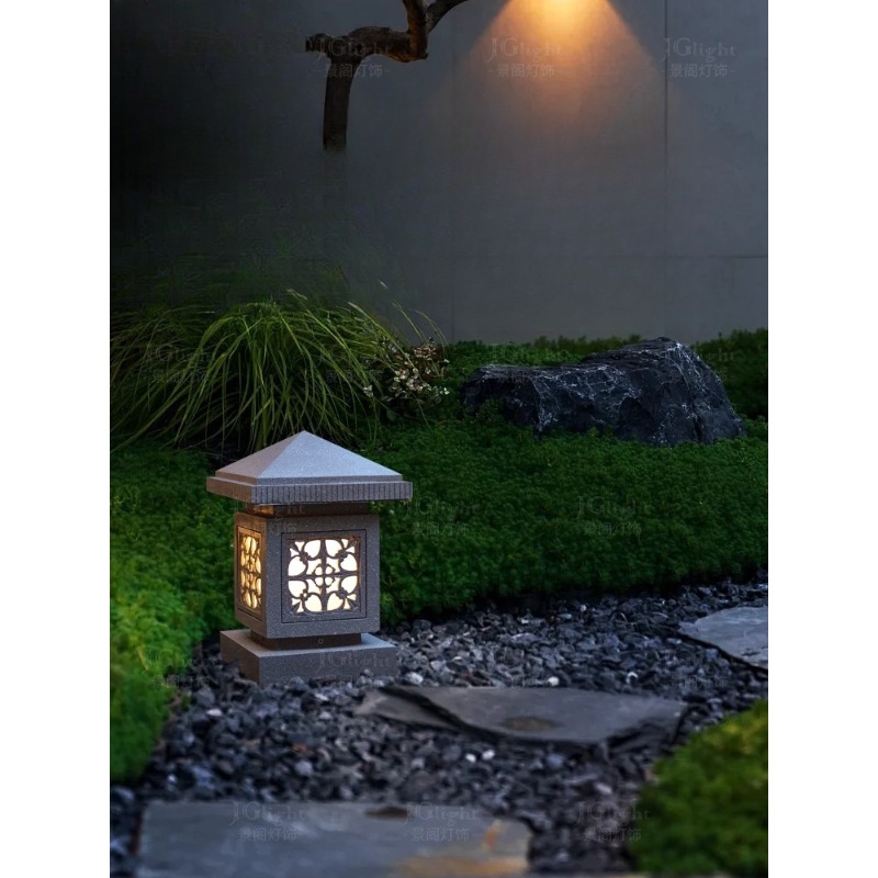 Outdoor Chinese stone lantern  - Gardening Tools B&Q avis et prix