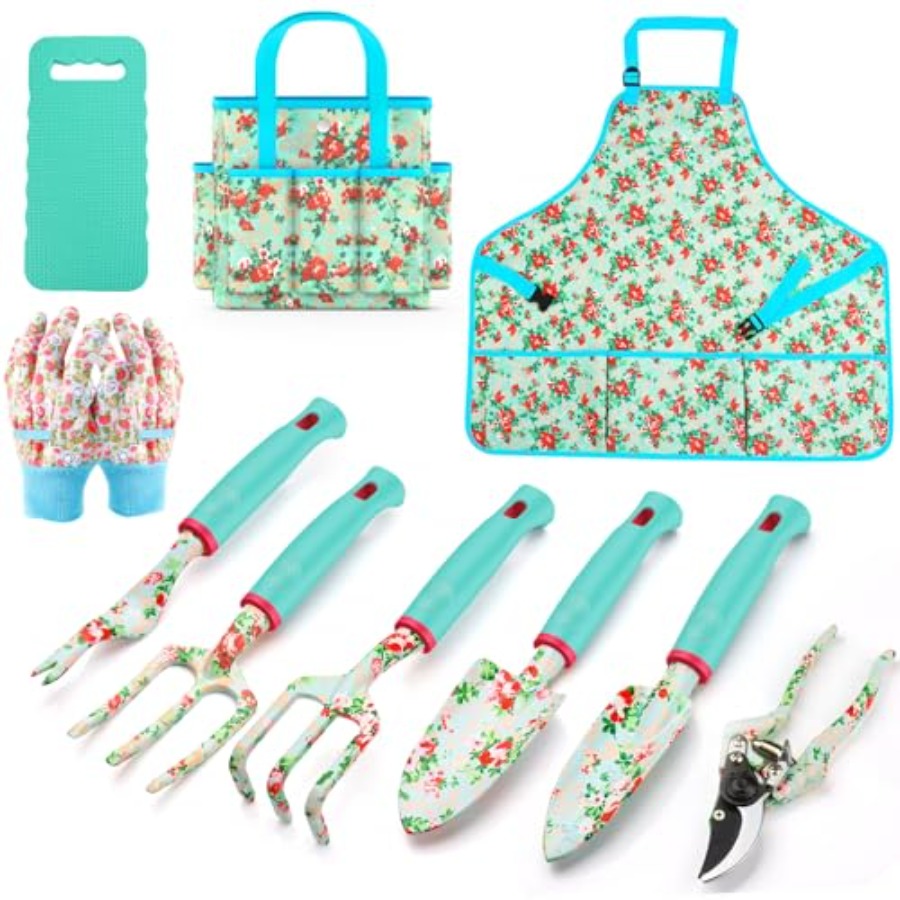 Garden Tools Set 10 Pcs Heavy  - Gardening Tools Set Gift avis et prix
