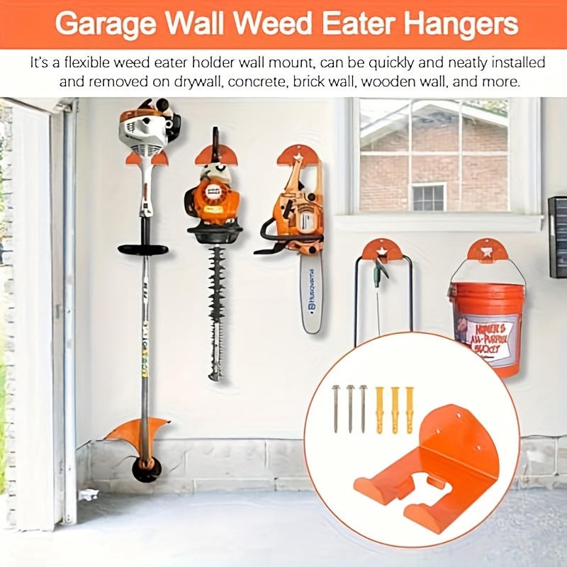 Garage Organizer Trimmer Rack  - Gardening Tools Rack avis et prix