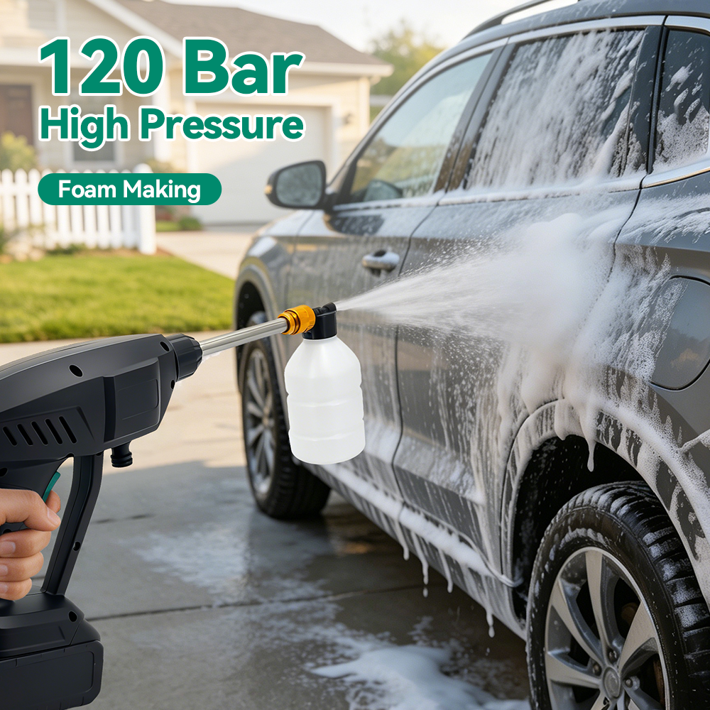 300W Car Washer Gun 120 Bar El - Gardening Tools Battery Powered avis et prix