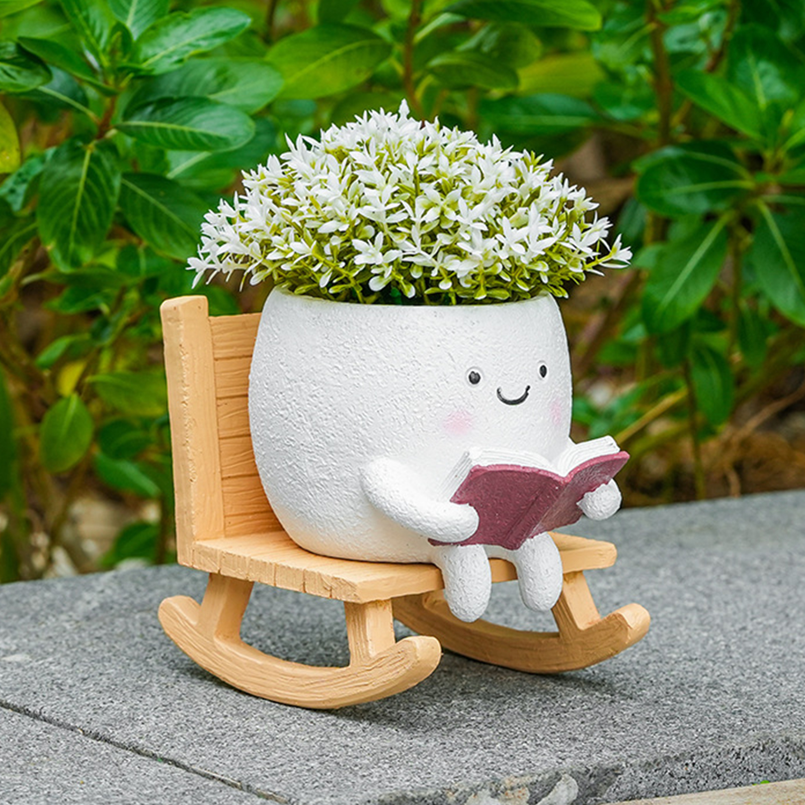 Chair/Swing Smile Face Planter - Gardening Tools Cute avis et prix