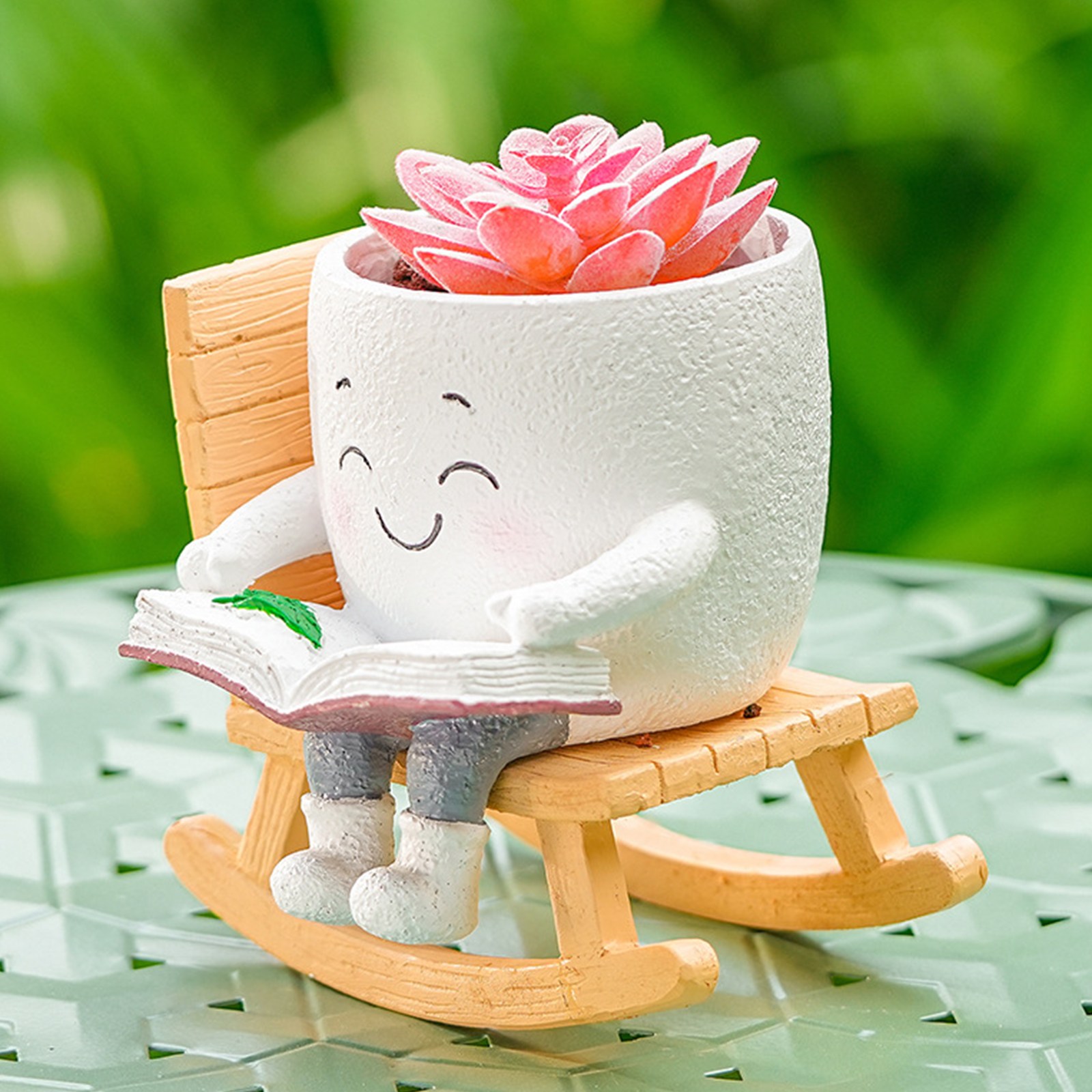 Chair/Swing Smile Face Planter - Gardening Tools Cute avis et prix