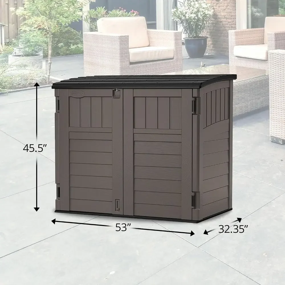 34 Cu ft Horizontal Resin Outd - Gardening Tools B&Q avis et prix