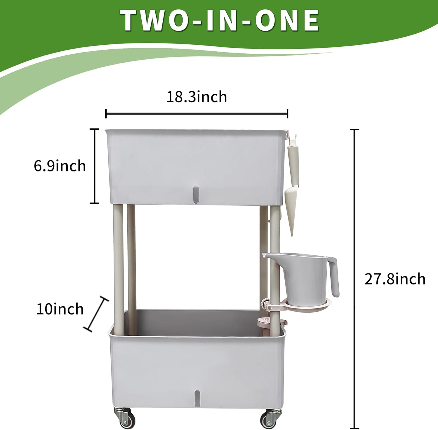 Self-Watering Raised Planter B - Self-Watering Planter avis et prix