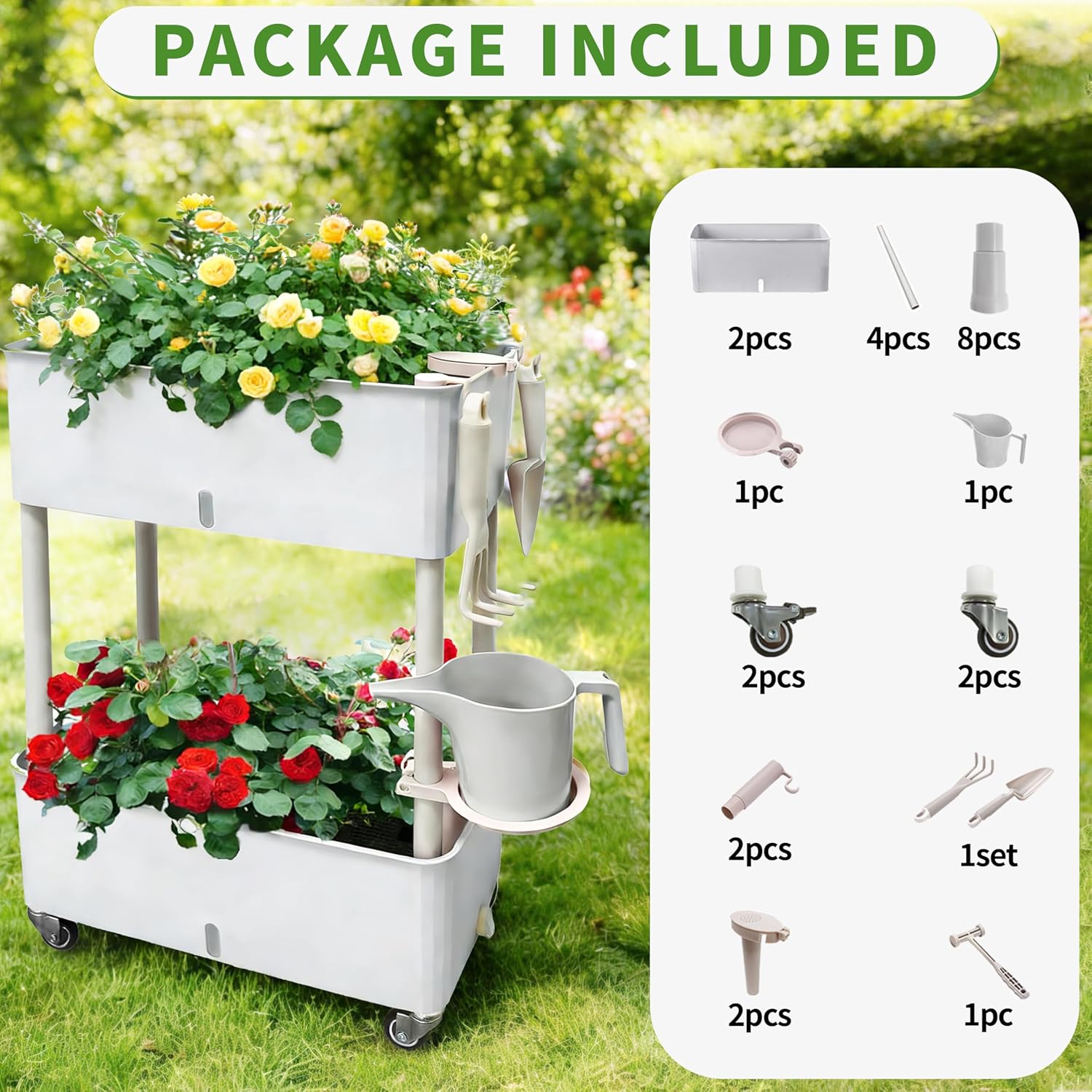 Self-Watering Raised Planter B - Self-Watering Planter avis et prix
