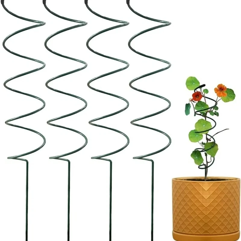 4Pcs 40cm Spiral Garden Plant  - Plant Support Stake avis et prix