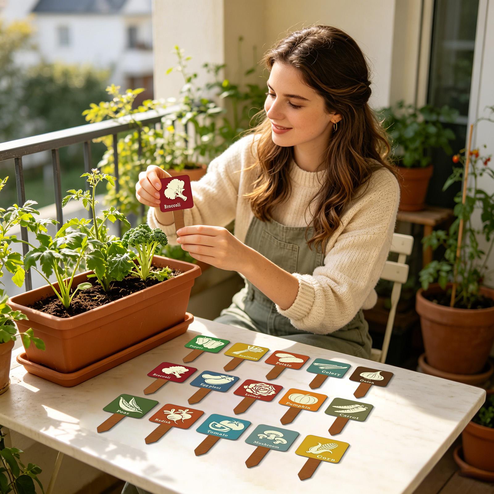 Garden Plant Markers 15 Pieces - Garden Row Marker avis et prix