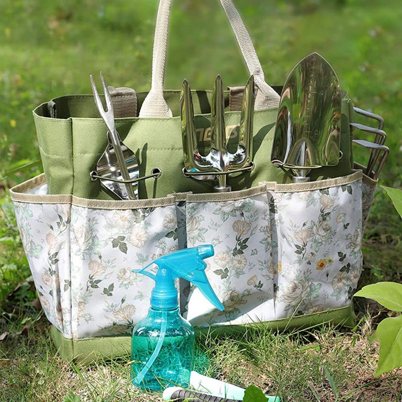 9pcs Wooden Handle Stainless S - Gardening Tools Watering Can avis et prix