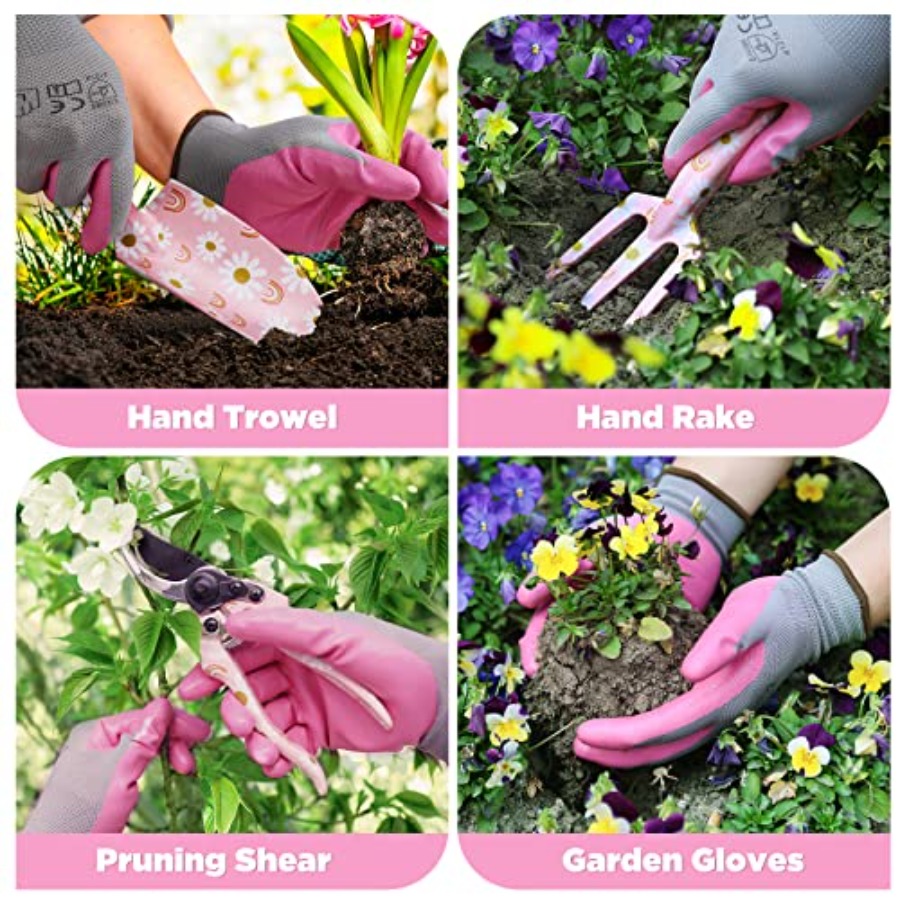 5PCS Gardening Tools, Aluminum - Gardening Tools Set Gift avis et prix