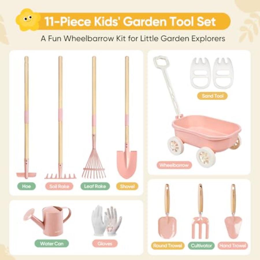 Gardening Set with Wheelbarrow - Gardening Tools In Japan avis et prix