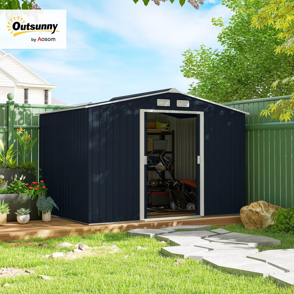 9 x 6 Outdoor Storage Shed, Ga - Gardening Tools B&Q avis et prix