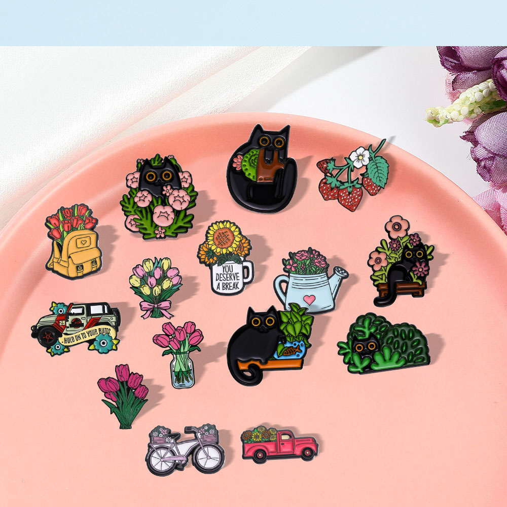 Cartoon Plants Potted Black Cu - Gardening Tools Cute avis et prix
