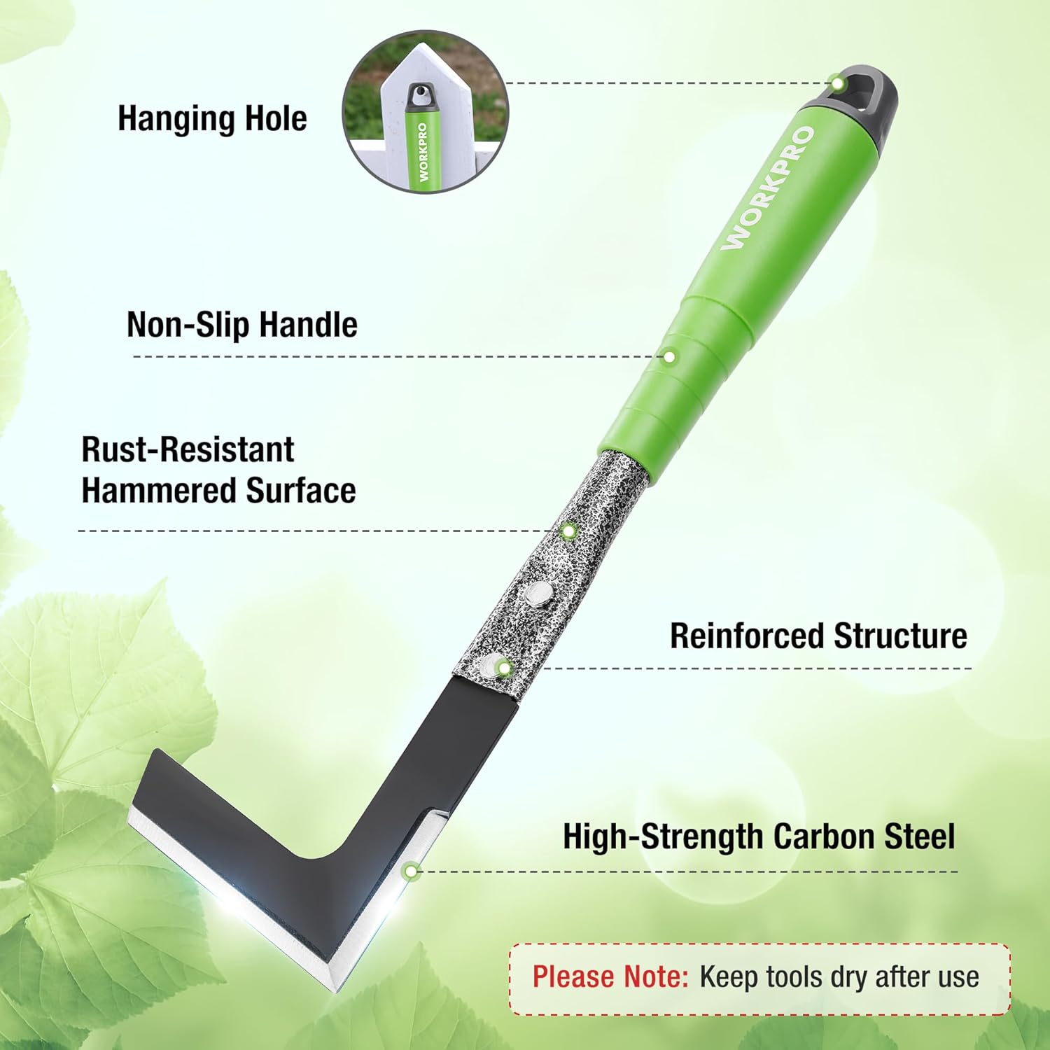 6-Piece Heavy Duty Garden Tool - Gardening Tools Set Gift avis et prix