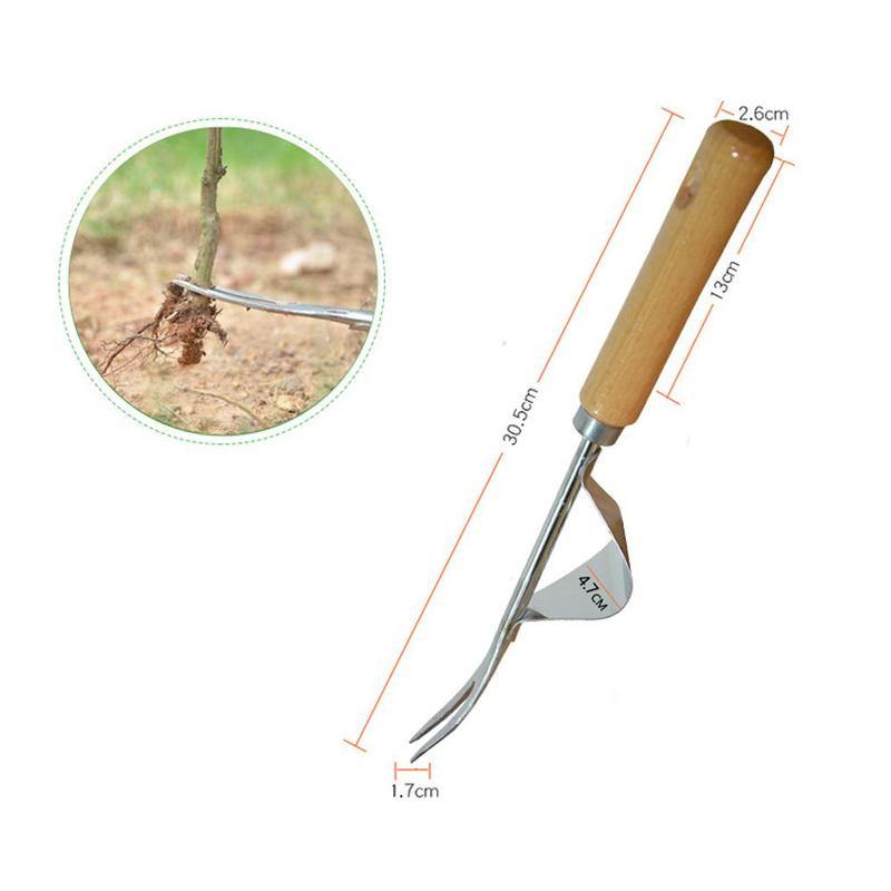 Steel Root Extractor Wooden Ha - Weed Puller avis et prix