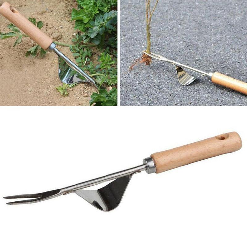 Steel Root Extractor Wooden Ha - Weed Puller avis et prix
