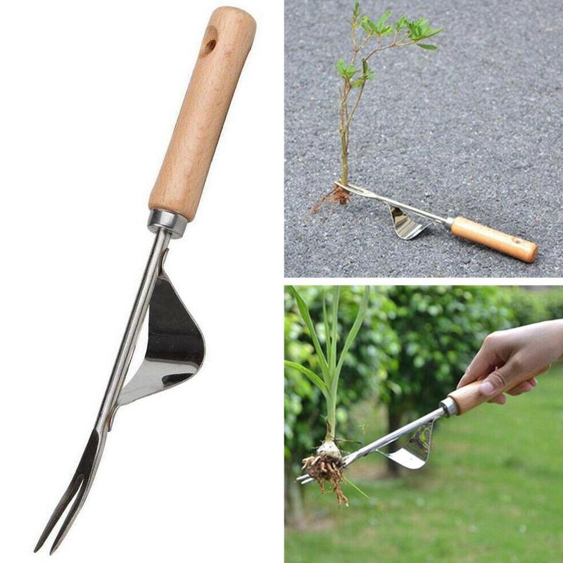 Steel Root Extractor Wooden Ha - Weed Puller avis et prix