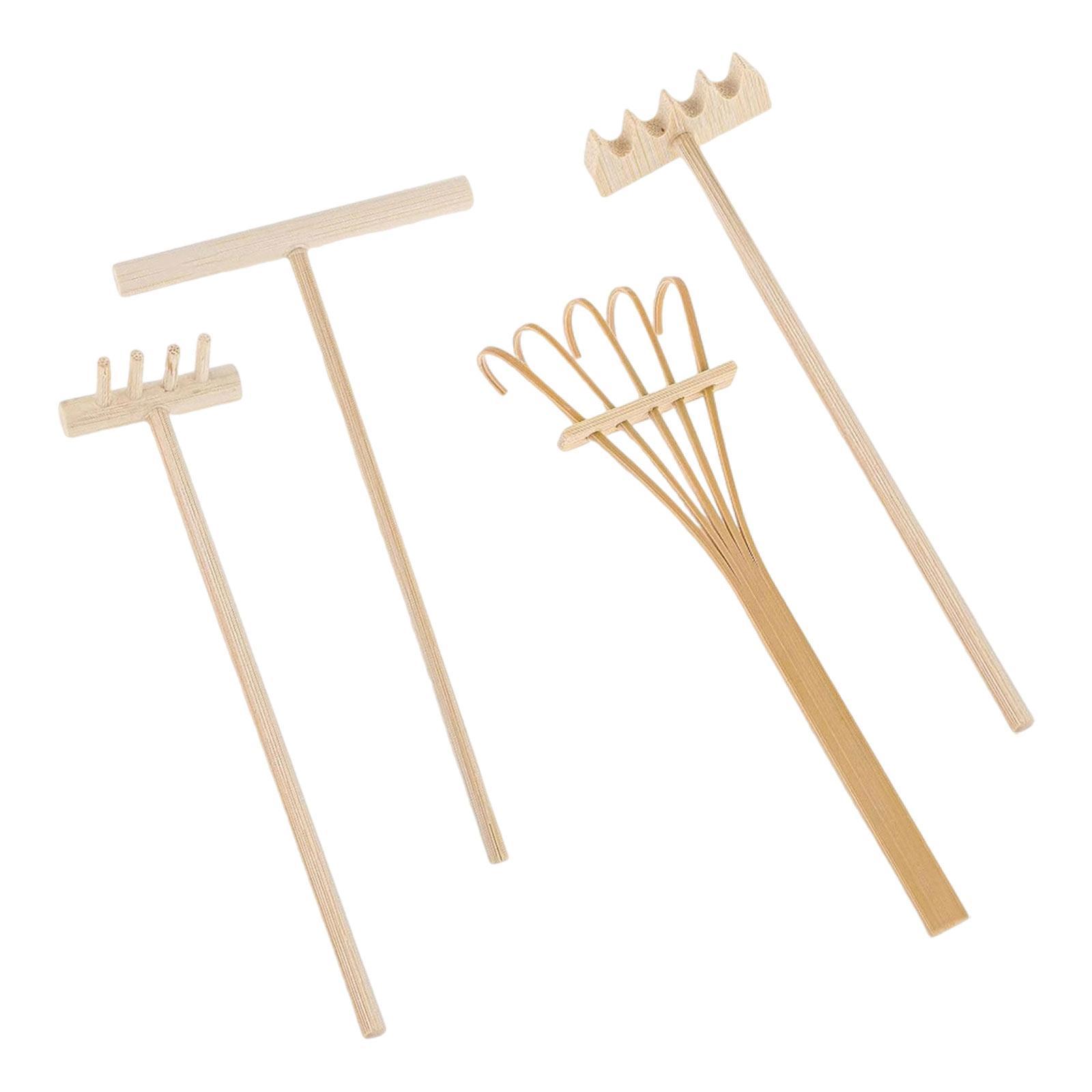 4 Pieces Rake Garden Sand Mini - Gardening Tools Set Gift avis et prix