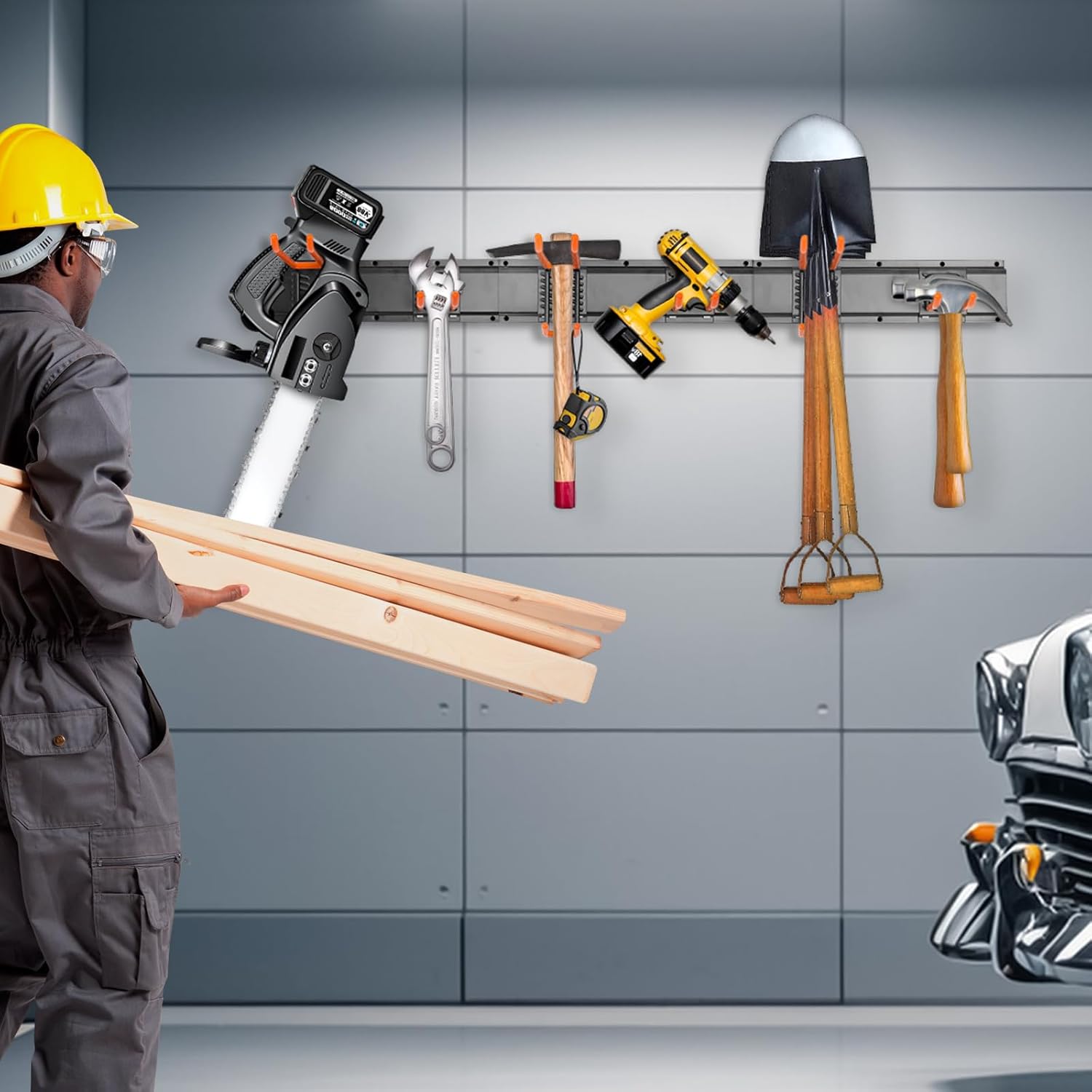 Garage Storage Organizer, Wall - Gardening Tools Rack avis et prix
