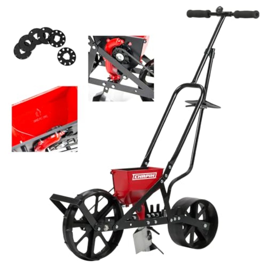 Garden Push Seeder Planter wit - Garden Row Marker avis et prix