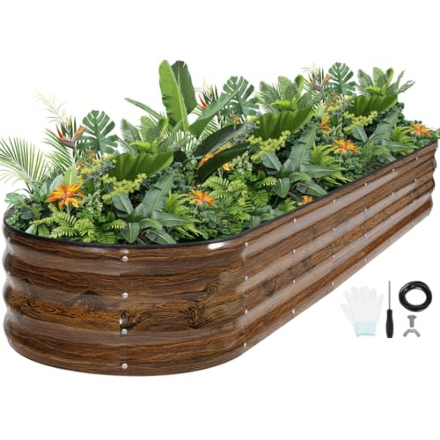 Raised Garden Beds - 8x2x1ft G - Gardening Tools B&Q avis et prix