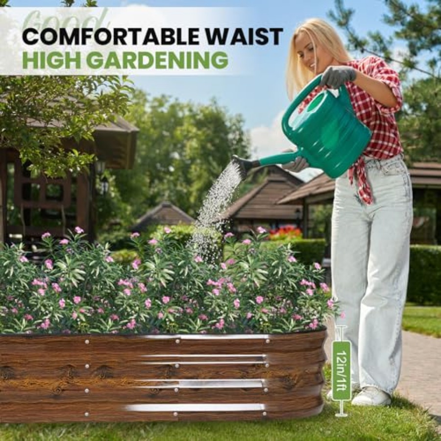 Raised Garden Beds - 8x2x1ft G - Gardening Tools B&Q avis et prix