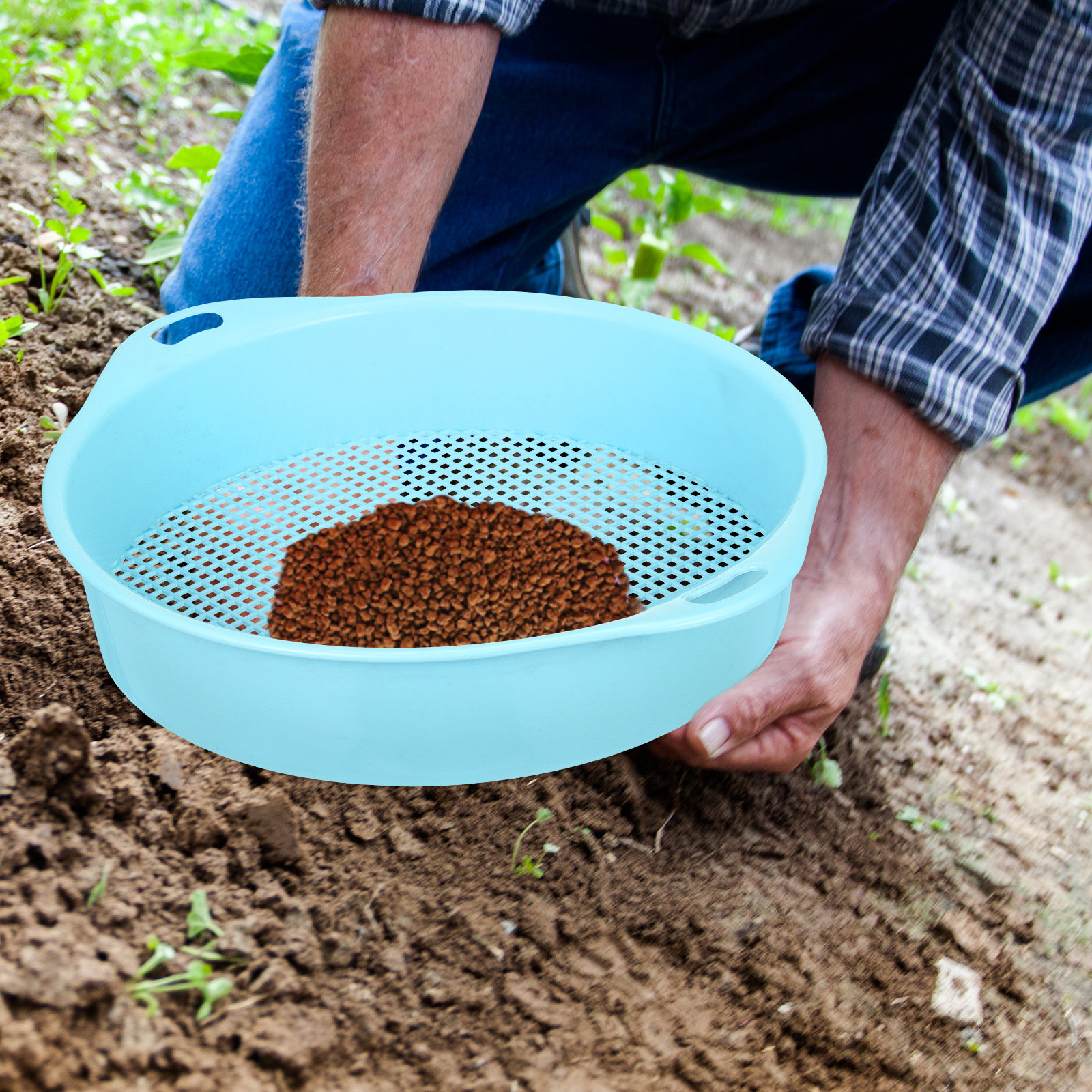 Multi-Use Plastic Soil Sieve S - Gardening Tools Set avis et prix