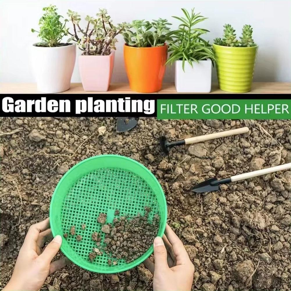 Round Plastic Soil Sifter Tool - Gardening Tools You Need avis et prix