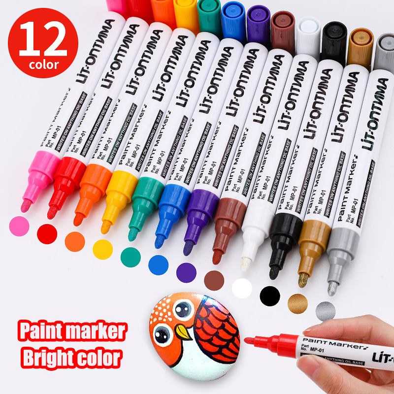 12color Paint Marker,Waterproo - Garden Row Marker avis et prix