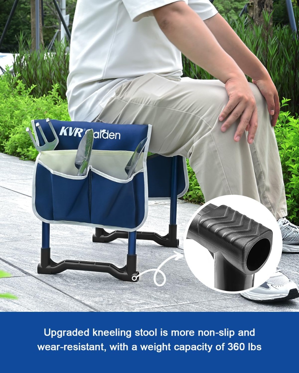7-Piece Garden Kneeler and Sea - Gardening Tools Set avis et prix