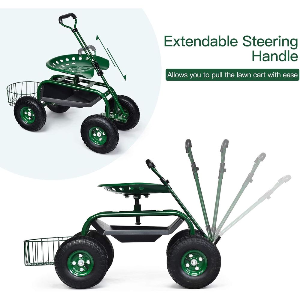 Garden Cart with Seat, Gardeni - Gardening Tools B&Q avis et prix