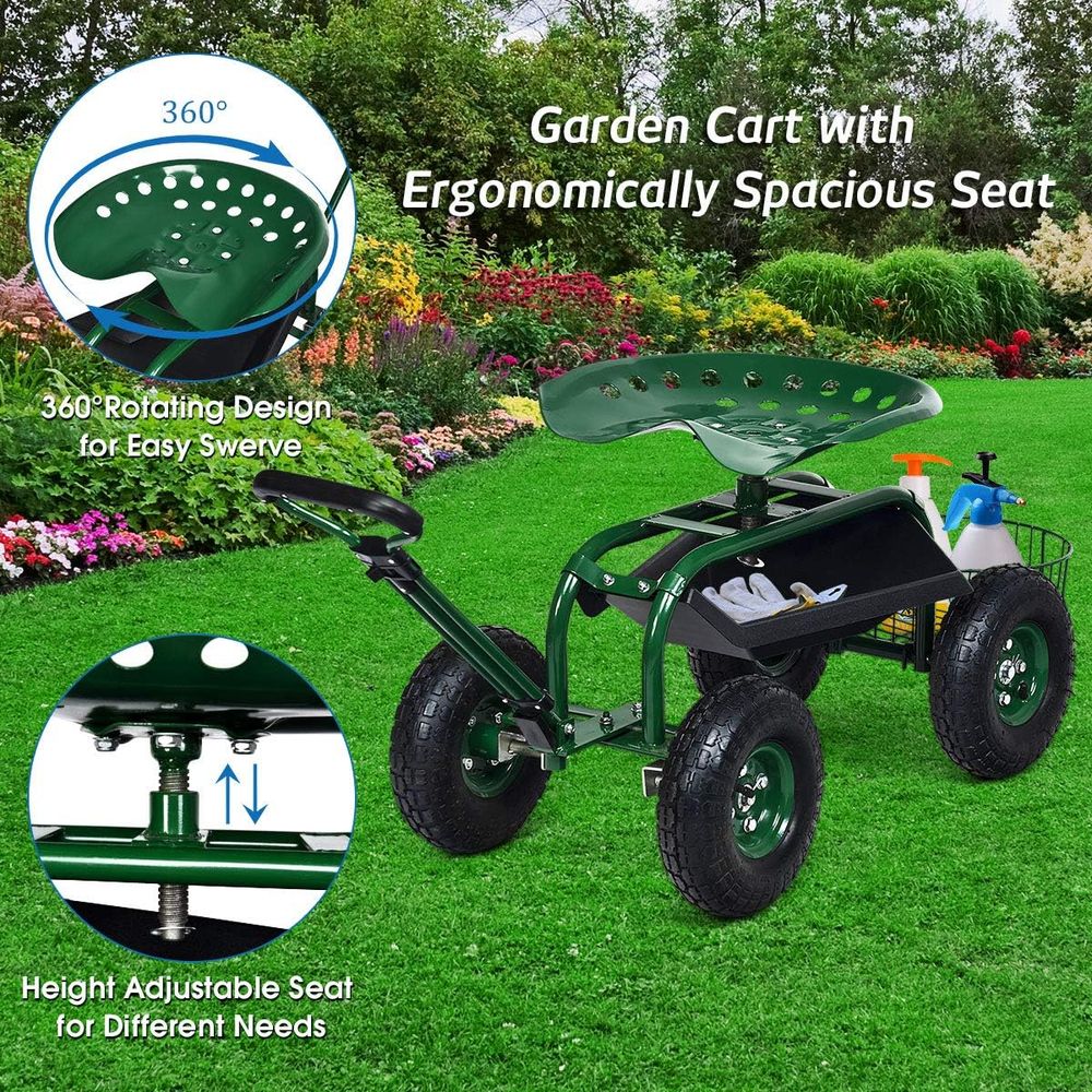 Garden Cart with Seat, Gardeni - Gardening Tools B&Q avis et prix