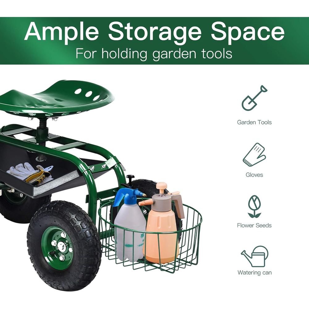 Garden Cart with Seat, Gardeni - Gardening Tools B&Q avis et prix