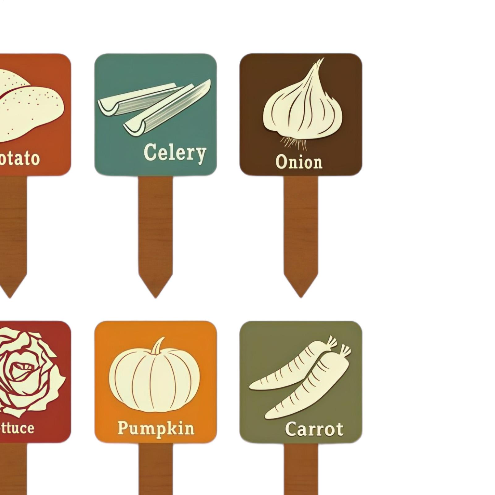 Vegetable Garden Signs 15 Piec - Garden Row Marker avis et prix