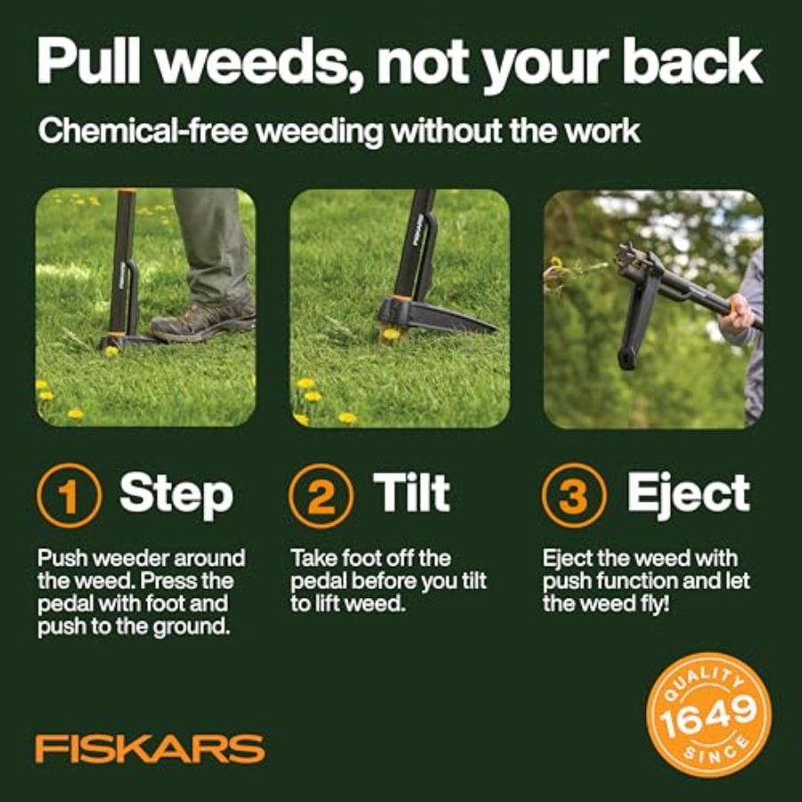 Fiskars 4-Claw Stand Up Weed P - Weed Puller avis et prix