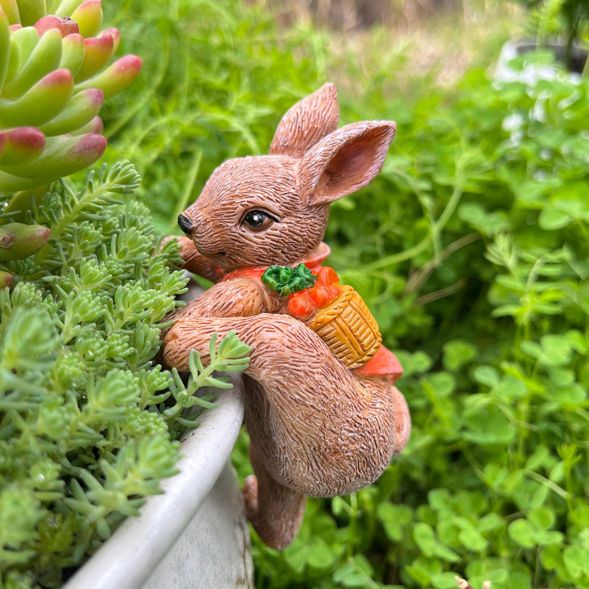Cute Resin Rabbit Flower Pot H - Gardening Tools Cute avis et prix