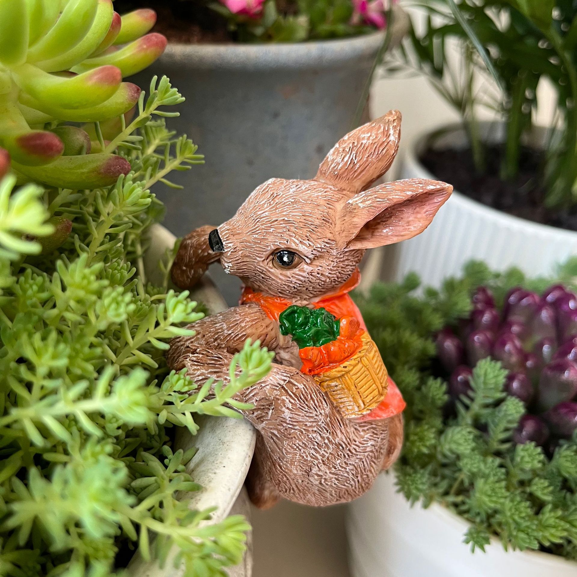Cute Resin Rabbit Flower Pot H - Gardening Tools Cute avis et prix