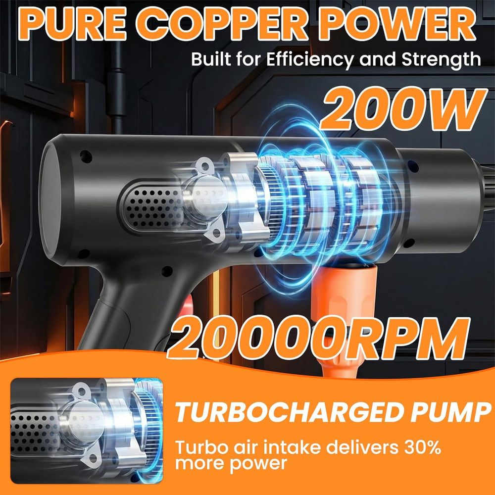 1450 PSI 6-in-1 Nozzle Handhel - Gardening Tools Battery Powered avis et prix