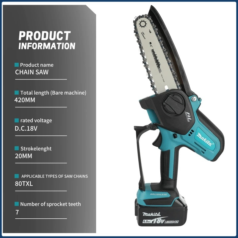 Makita 6inch Chain Saw Electri - Gardening Tools Battery Powered avis et prix