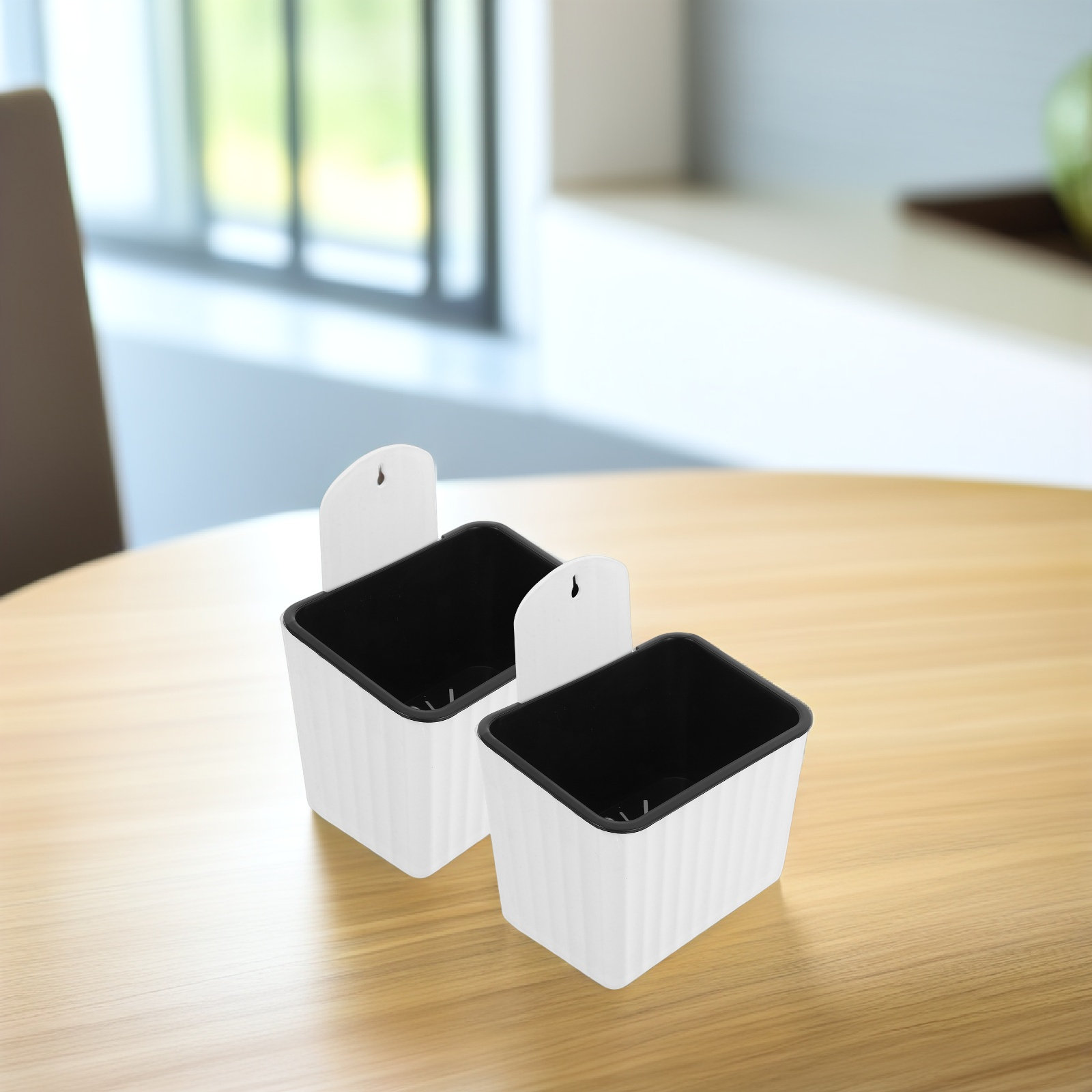 2Pcs Wall Mount Flower Pots Se - Self-Watering Planter avis et prix
