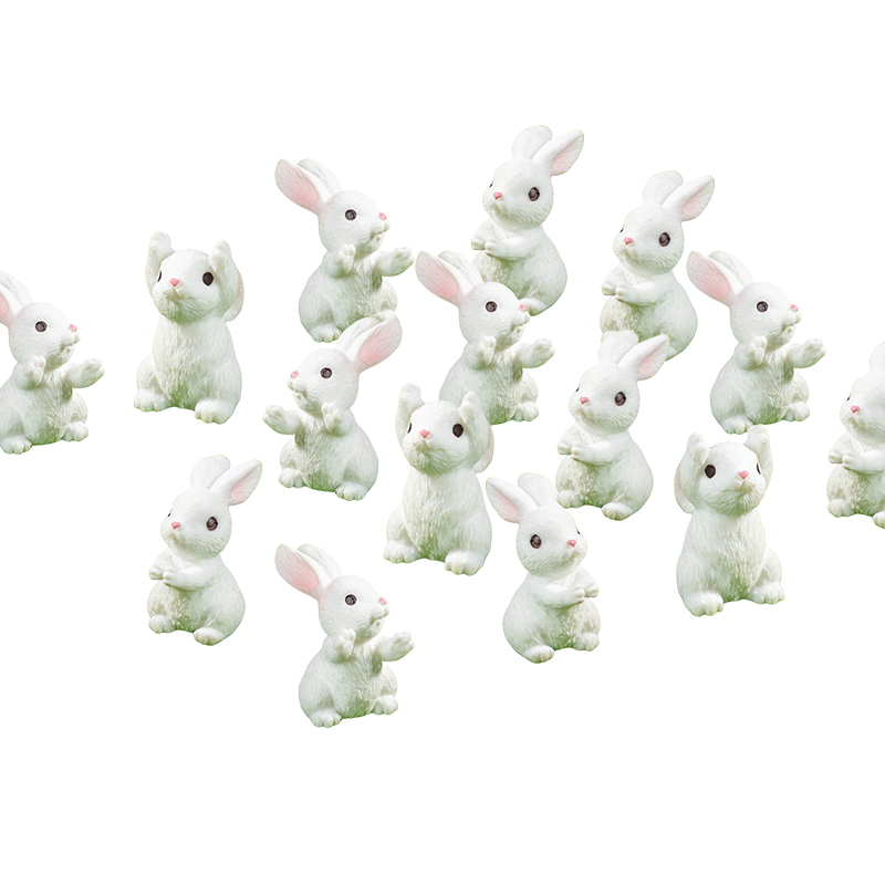 5/10Pcs Mini Resin Bunny Minia - Gardening Tools Cute avis et prix