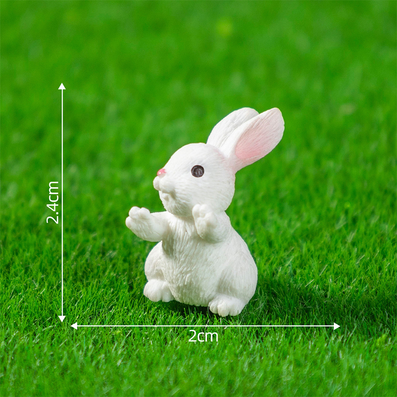 5/10Pcs Mini Resin Bunny Minia - Gardening Tools Cute avis et prix