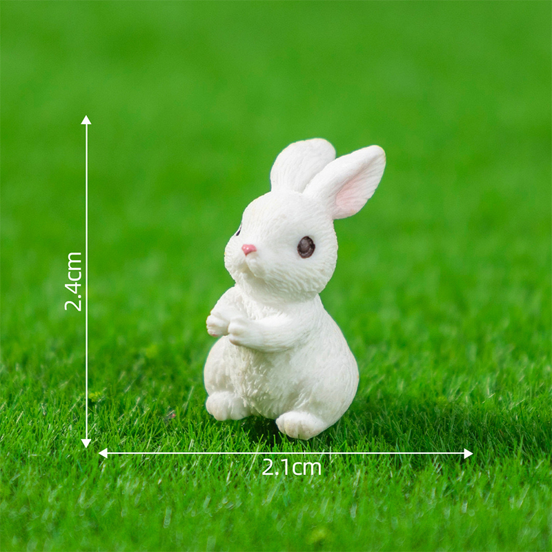 5/10Pcs Mini Resin Bunny Minia - Gardening Tools Cute avis et prix