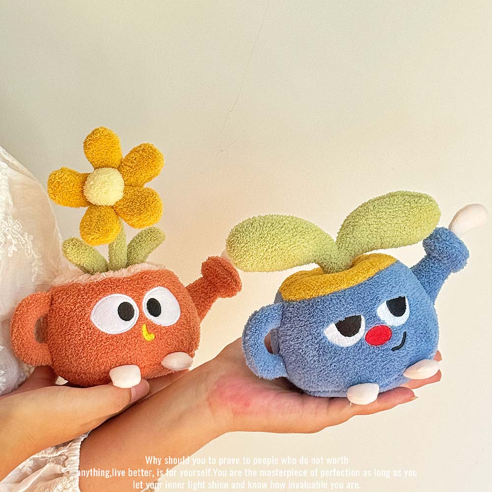 Cute Smiley Planter Plush Toy  - Gardening Tools Cute avis et prix